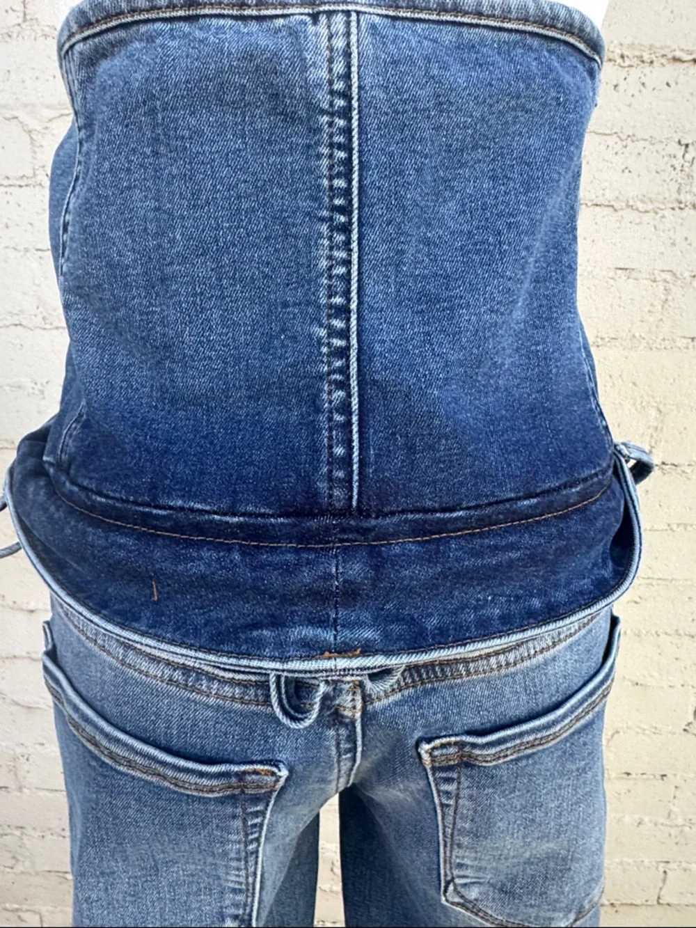 SAMPLE Good American Corset Jeans Size 4/27